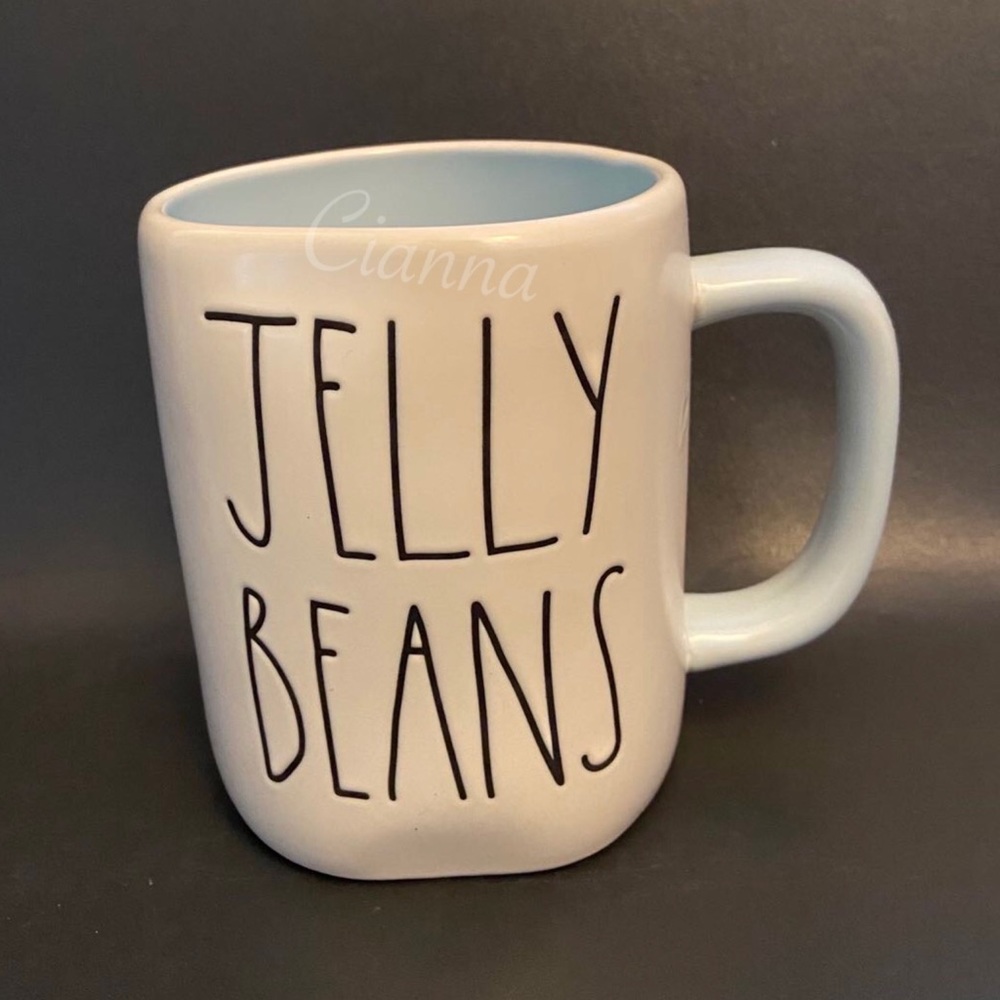 Rae Dunn Jelly Beans Mug (Blue Interior)